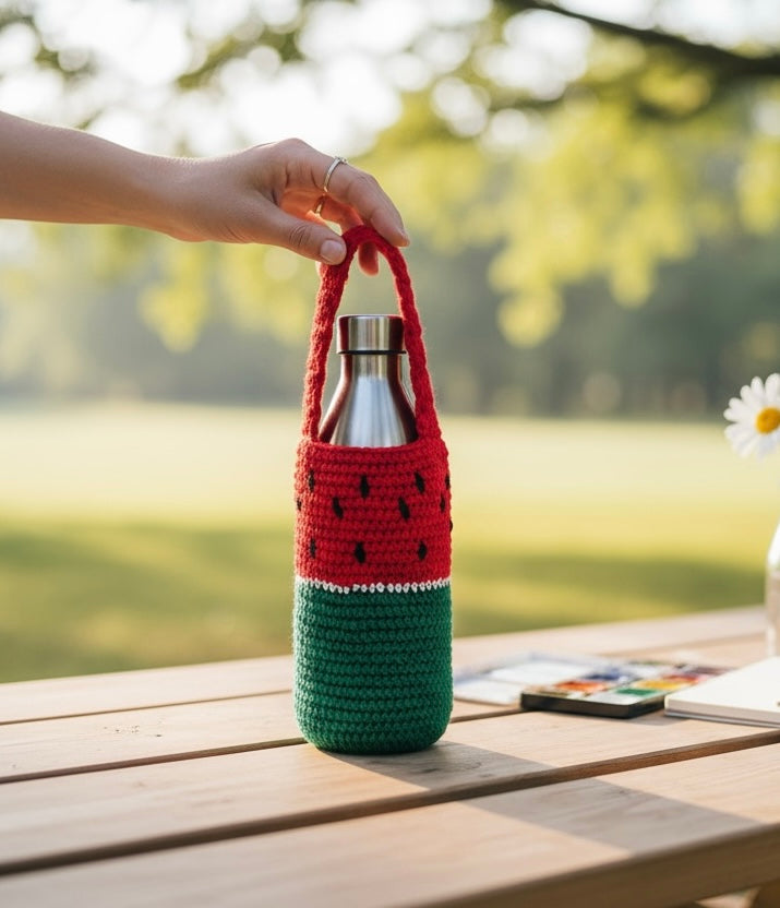 Porte-bouteille crochet « Pastèque de Palestine »
